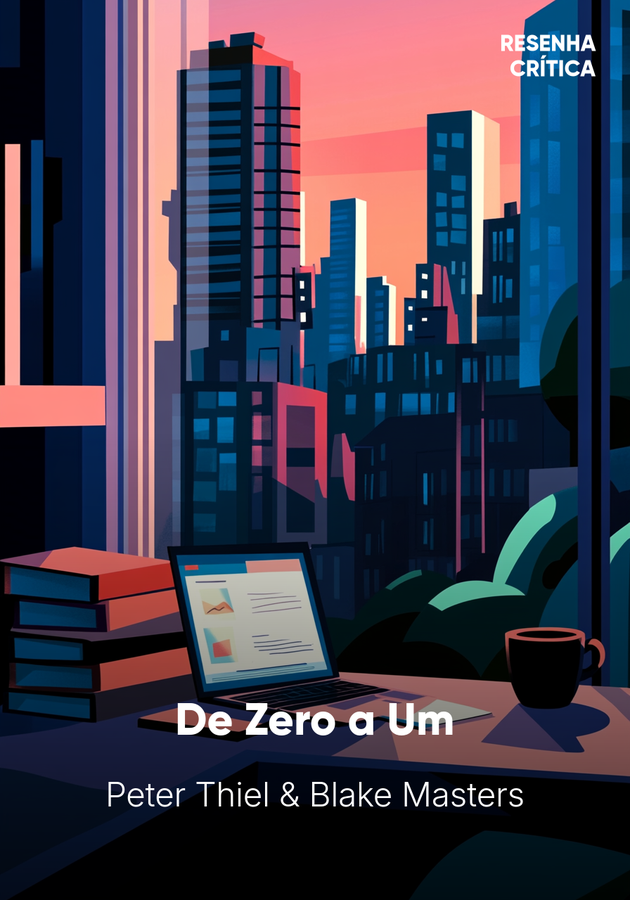 Capa do livro De Zero a Um, de Peter Thiel & Blake Masters — resumo e resenha crítica no 12min
