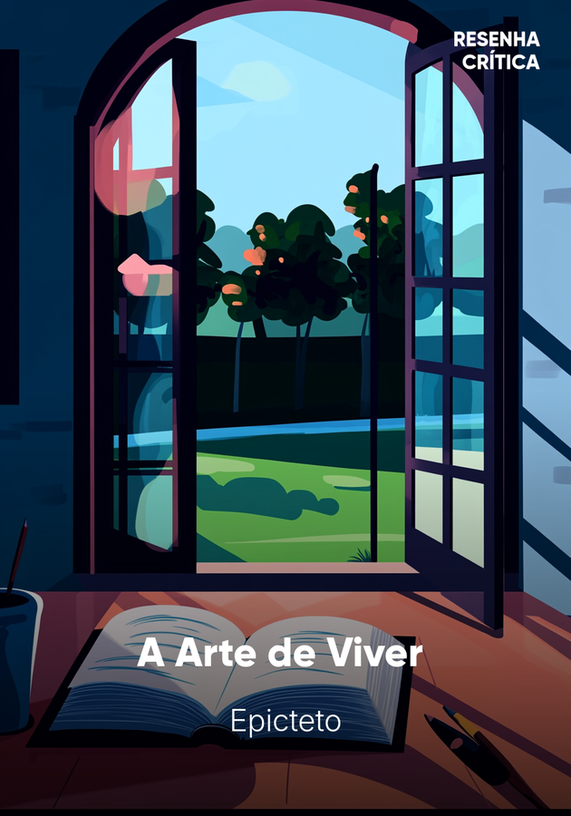 Capa do livro A Arte de Viver , de Epicteto — resumo e resenha crítica no 12min