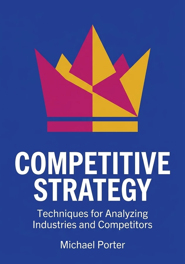 Book cover of Competitive Strategy by Michael Porter — critical summary review on 12min