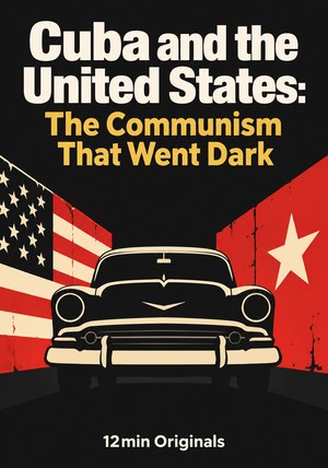 Book cover of Cuba and the United States: The Communism That Went Dark by 12min Originals — critical summary review on 12min