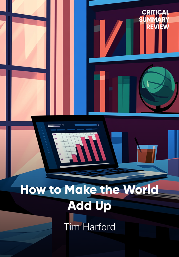 Book cover of How to Make the World Add Up by Tim Harford — critical summary review on 12min