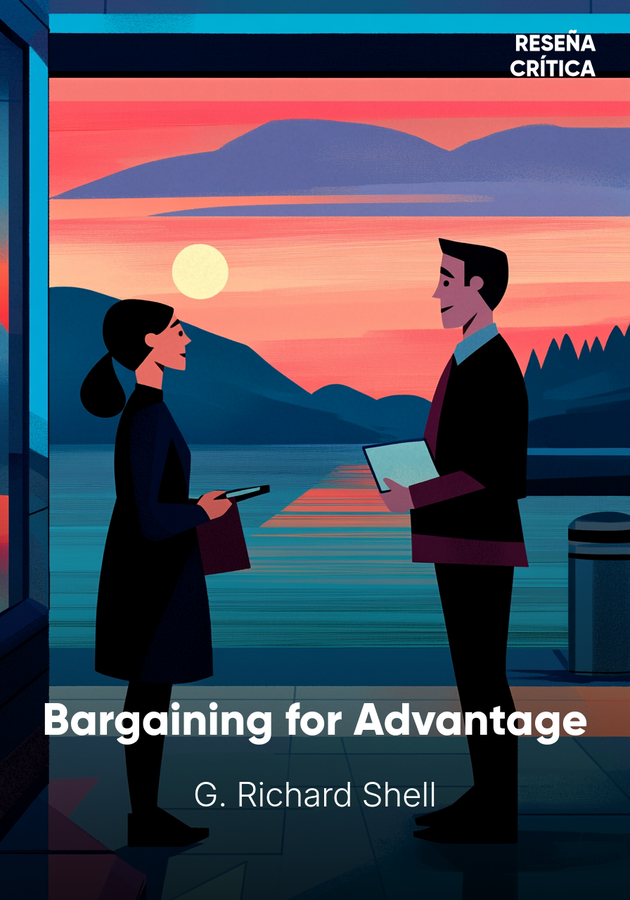 Portada del libro Bargaining for Advantage, de G. Richard Shell — resumen crítico y reseña en 12min