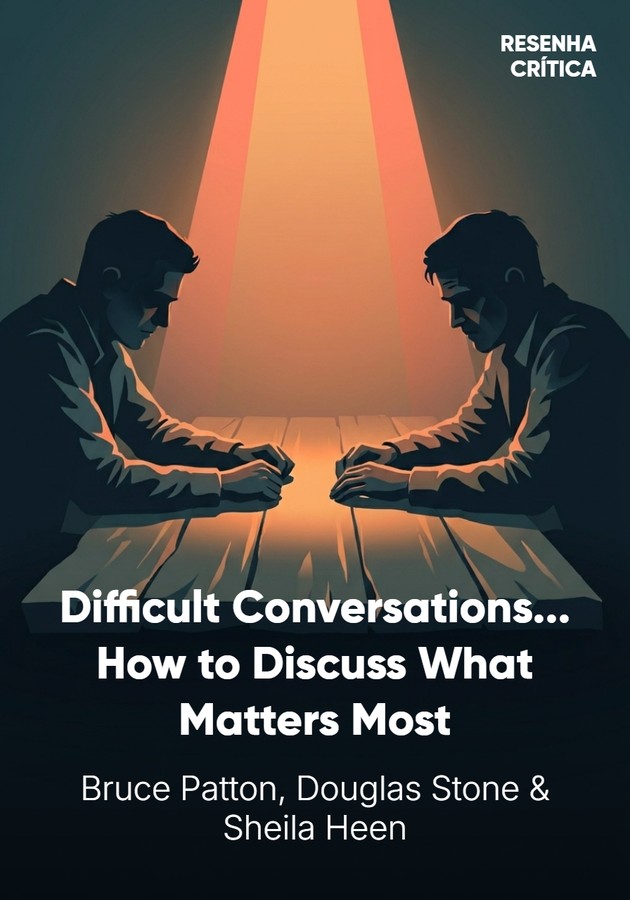Book cover of Difficult Conversations by Bruce Patton — critical summary review on 12min