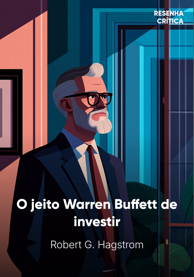 Capa do livro O jeito Warren Buffett de investir, de Robert G. Hagstrom — resumo e resenha crítica no 12min