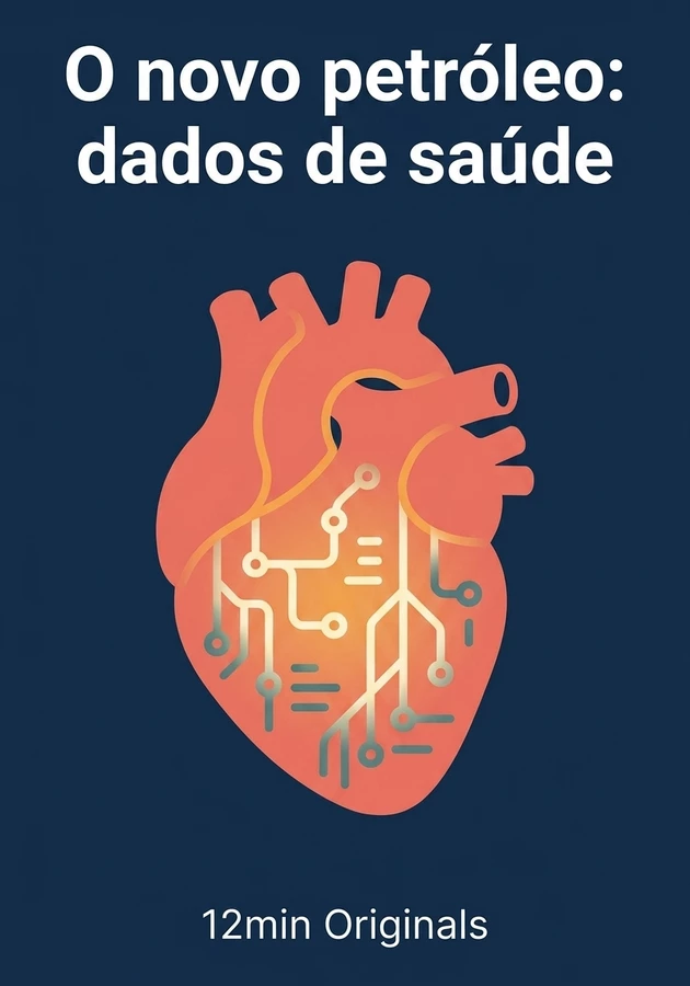 Capa do livro O novo petróleo: dados de saúde, de 12min Originals — resumo e resenha crítica no 12min