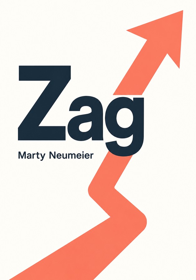 Capa do livro Zag, de Marty Neumeier — resumo e resenha crítica no 12min