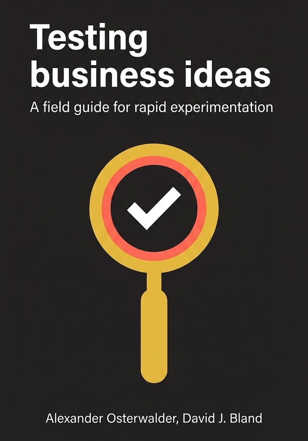 Portada del libro Testing business ideas, de Alexander Osterwalder — resumen crítico y reseña en 12min