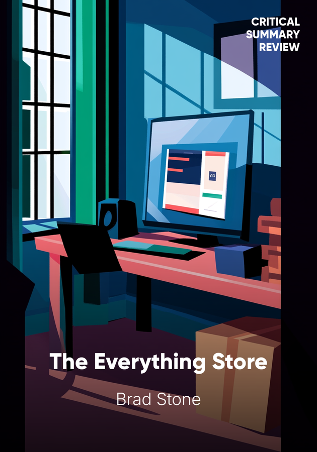 Book cover of The Everything Store by Brad Stone — critical summary review on 12min