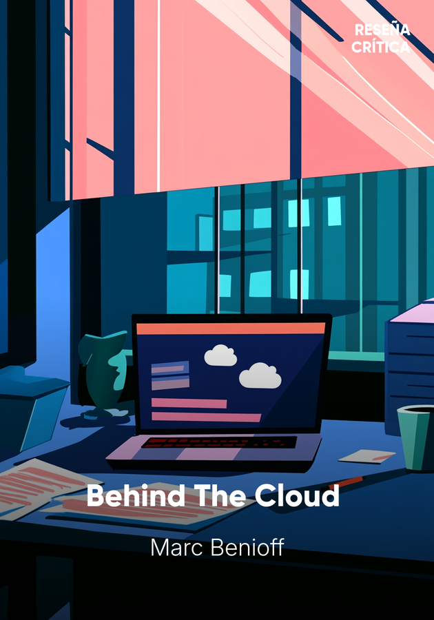 Portada del libro Behind The Cloud , de Marc Benioff — resumen crítico y reseña en 12min