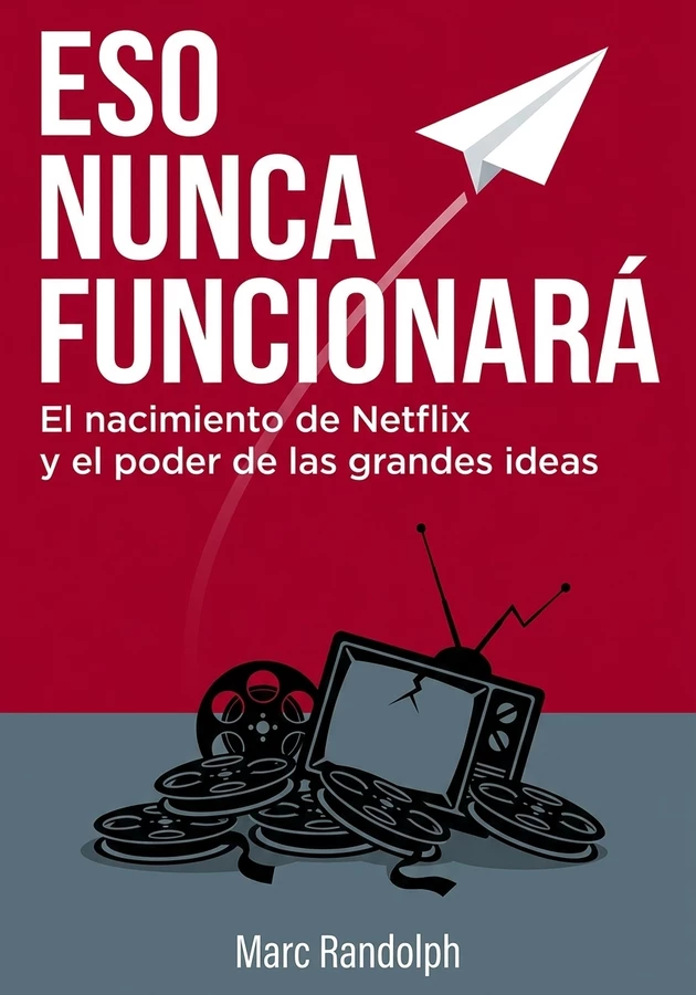 Portada del libro Eso nunca funcionará, de Marc Randolph — resumen crítico y reseña en 12min