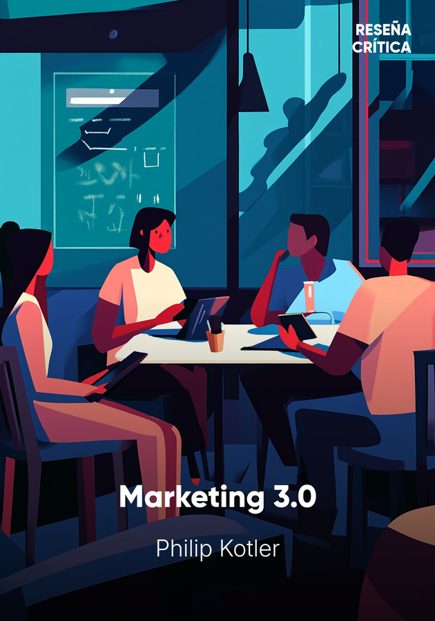 Portada del libro Marketing 3.0, de Philip Kotler — resumen crítico y reseña en 12min