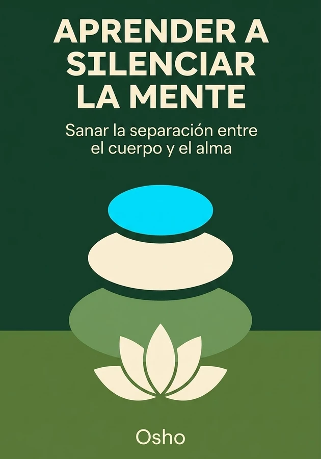 Portada del libro Aprender a silenciar la mente , de Osho — resumen crítico y reseña en 12min