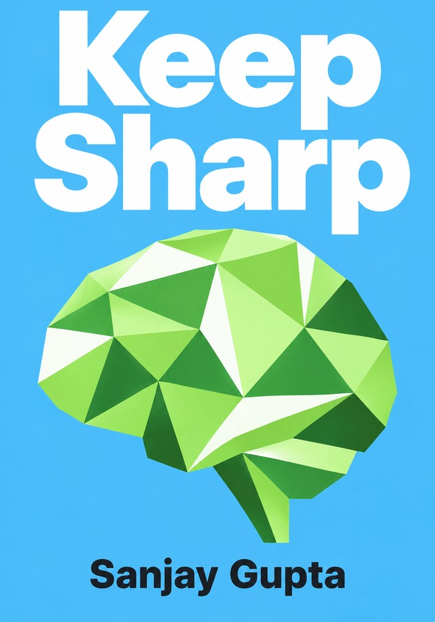 Book cover of Keep Sharp by Sanjay Gupta — critical summary review on 12min
