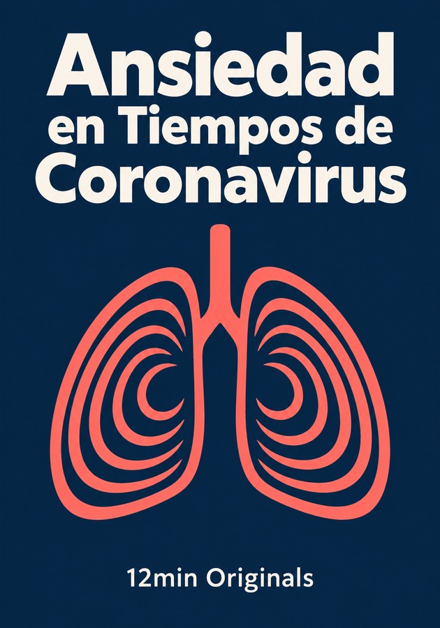 Portada del libro Ansiedad en Tiempos de Coronavirus, de 12min Originals — resumen crítico y reseña en 12min