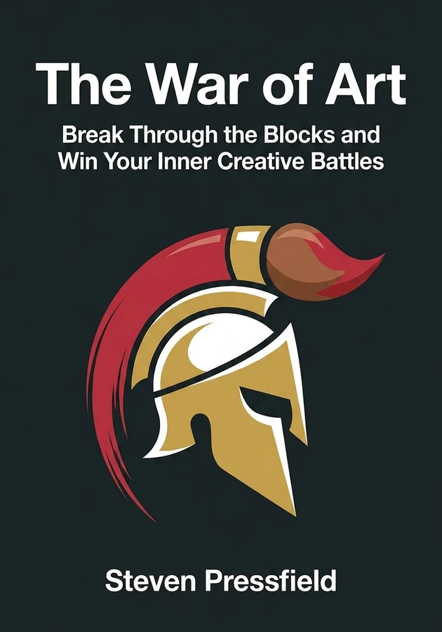 Book cover of The War of Art by Steven Pressfield — critical summary review on 12min