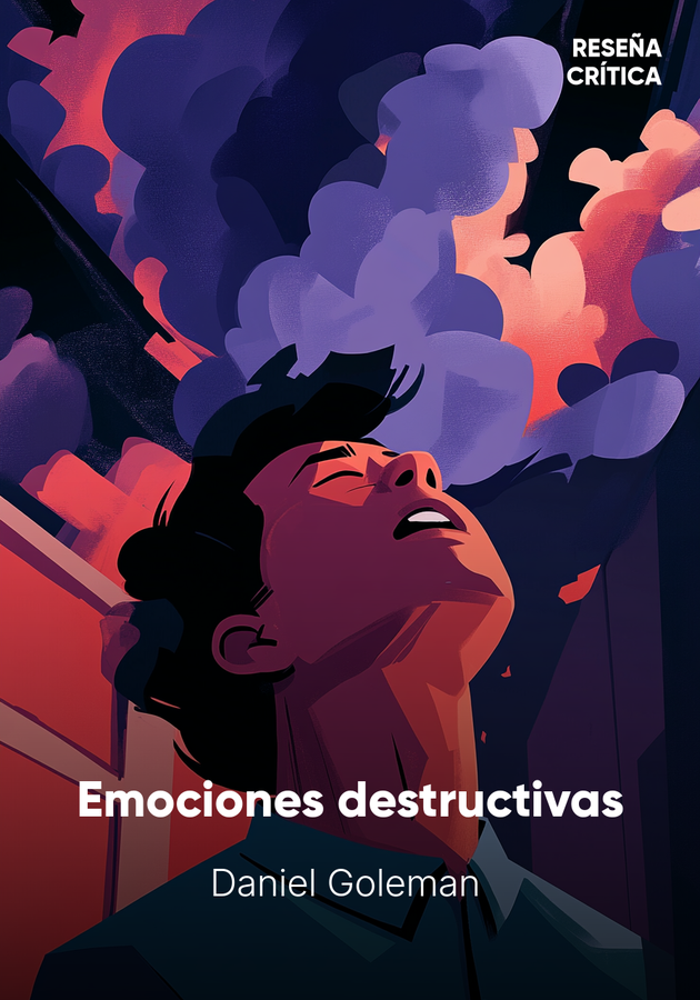 Portada del libro Emociones destructivas, de Daniel Goleman  — resumen crítico y reseña en 12min
