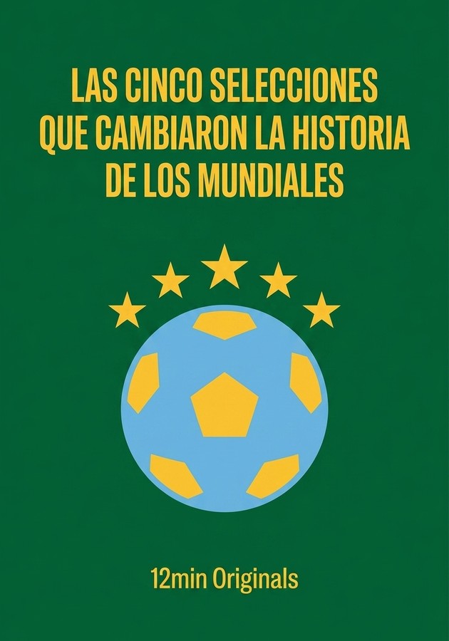 Portada del libro Las cinco selecciones que cambiaron la historia de los Mundiales, de 12min Originals — resumen crítico y reseña en 12min