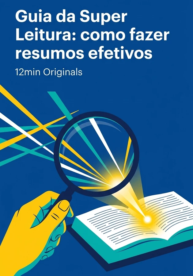 Capa do livro Guia da Super Leitura: como fazer resumos efetivos, de 12min Originals — resumo e resenha crítica no 12min