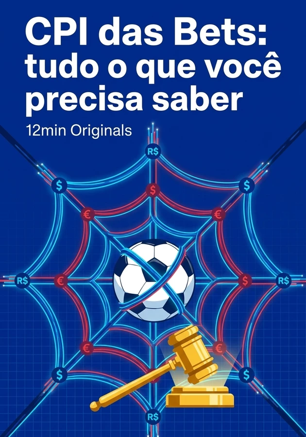 Capa do livro CPI das Bets: tudo o que você precisa saber, de 12min Originals — resumo e resenha crítica no 12min