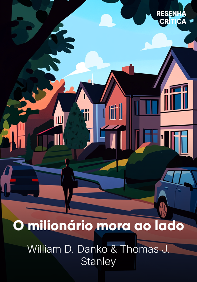 Capa do livro O milionário mora ao lado, de Thomas J. Stanley & William D. Danko — resumo e resenha crítica no 12min