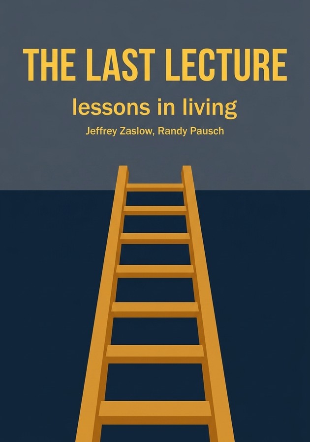 Book cover of The Last Lecture by Randy Pausch — critical summary review on 12min
