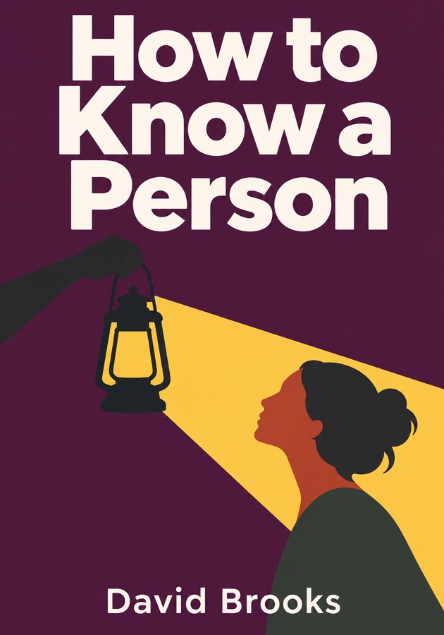 Book cover of How to Know a Person by David Brooks — critical summary review on 12min