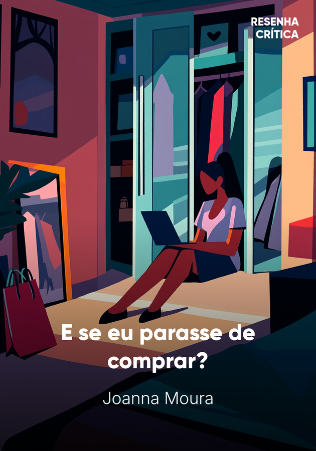 Capa do livro E se eu parasse de comprar?, de Joanna Moura — resumo e resenha crítica no 12min