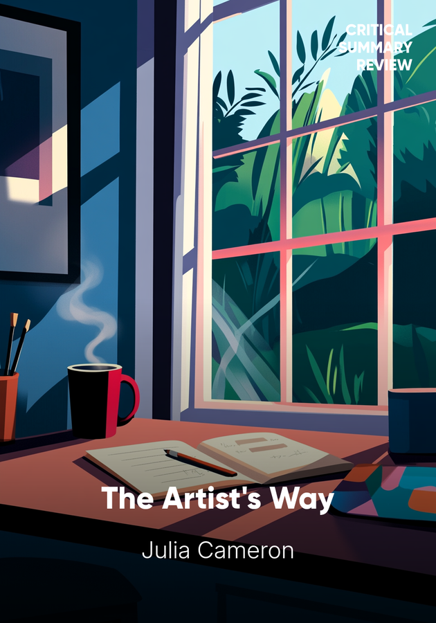 Book cover of The Artist's Way by Julia Cameron — critical summary review on 12min