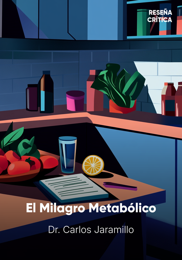 Portada del libro El Milagro Metabólico, de Dr. Carlos Jaramillo — resumen crítico y reseña en 12min