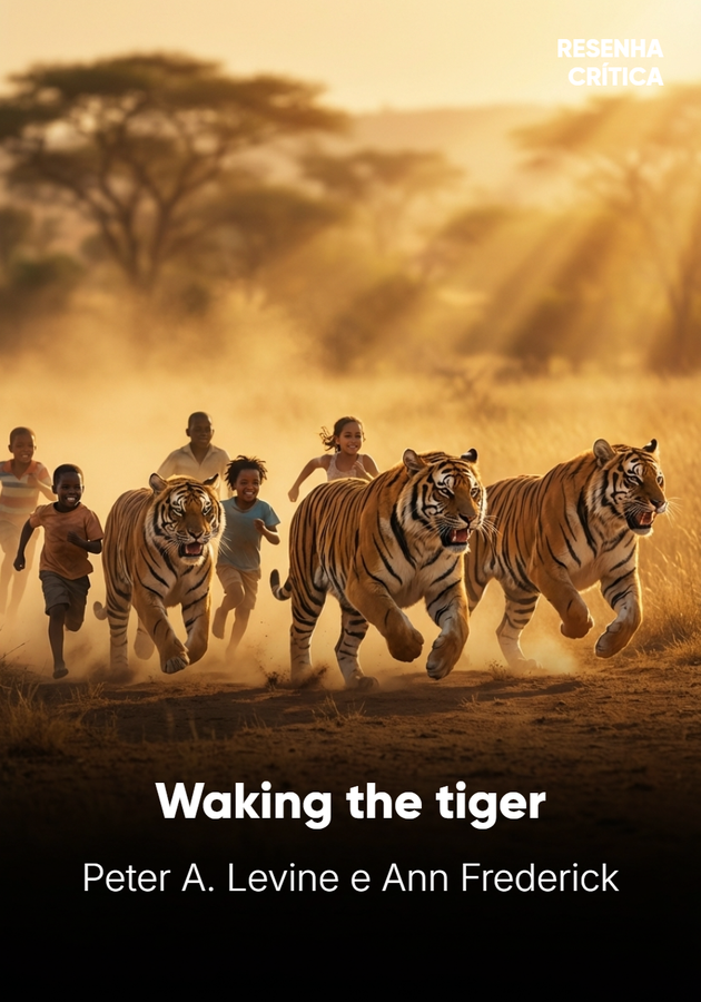 Book cover of Waking the tiger by Peter A. Levine & Ann Frederick — critical summary review on 12min