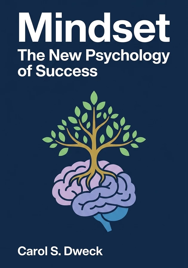 Book cover of Mindset by Carol S. Dweck — critical summary review on 12min