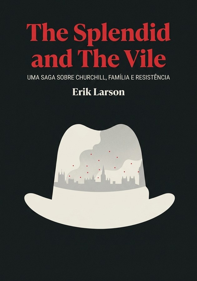 Capa do livro The Splendid and The Vile, de Erik Larson — resumo e resenha crítica no 12min