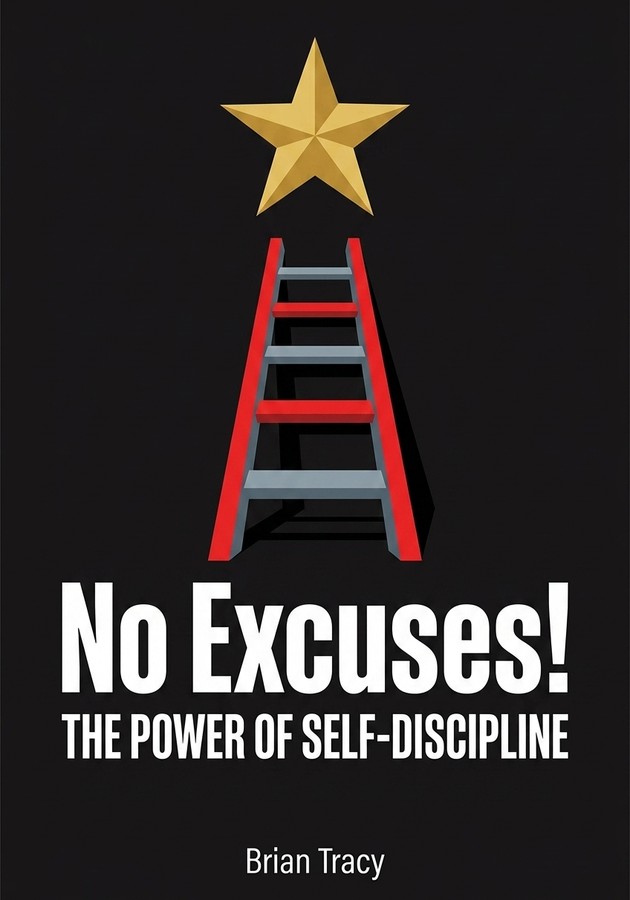Book cover of No Excuses! by Brian Tracy — critical summary review on 12min