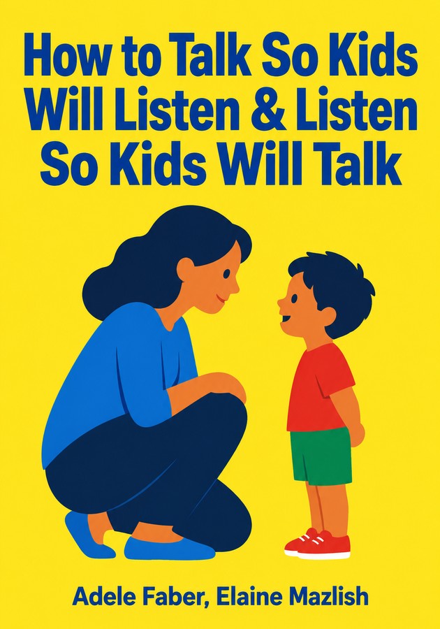 Book cover of How to Talk So Kids Will Listen & Listen So Kids Will Talk by Adele Faber — critical summary review on 12min