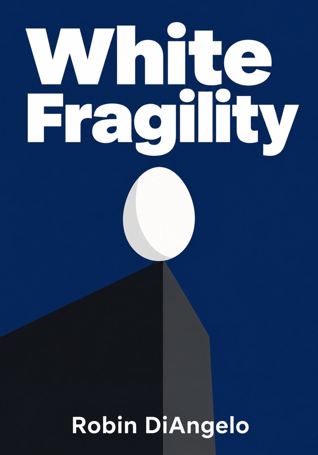 Book cover of White Fragility by Robin DiAngelo — critical summary review on 12min