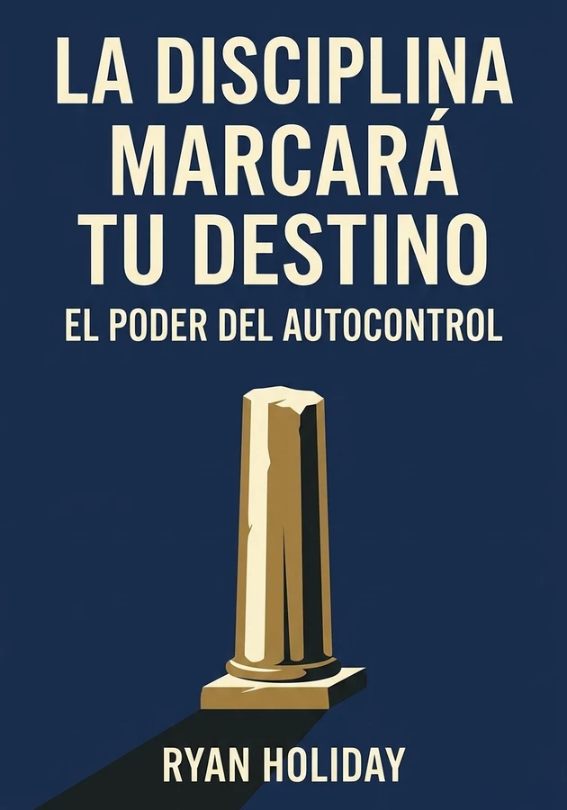 Portada del libro La disciplina marcará tu destino, de Ryan Holiday — resumen crítico y reseña en 12min