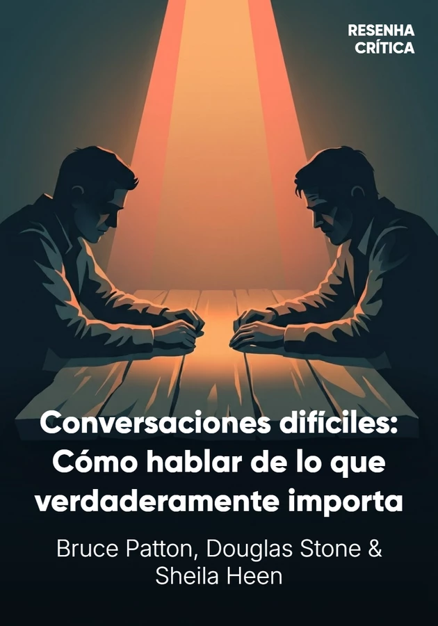 Portada del libro Conversaciones difíciles, de Douglas Stone & Sheila Heen & Bruce Patton — resumen crítico y reseña en 12min