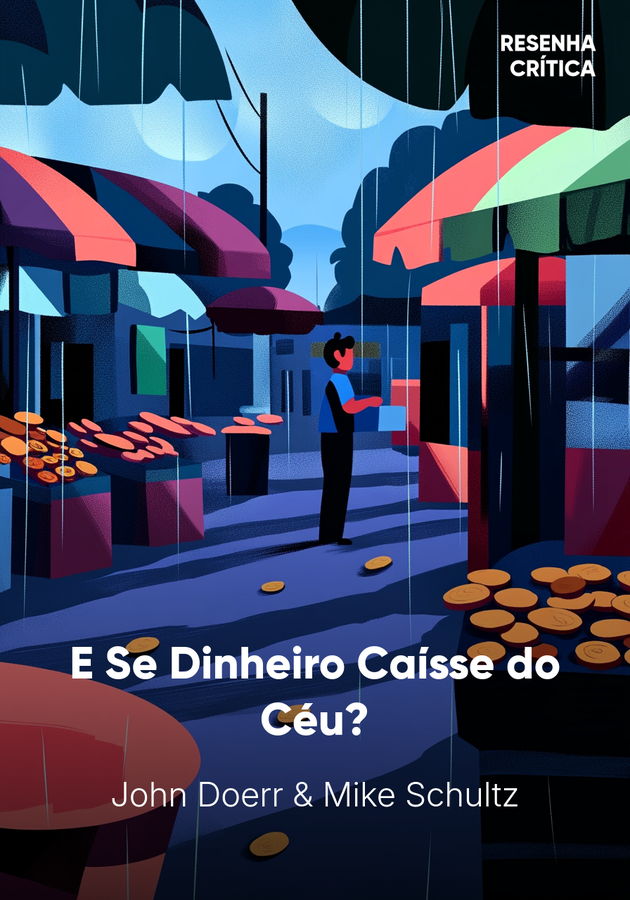 Capa do livro E Se Dinheiro Caísse do Céu?, de John Doerr — resumo e resenha crítica no 12min