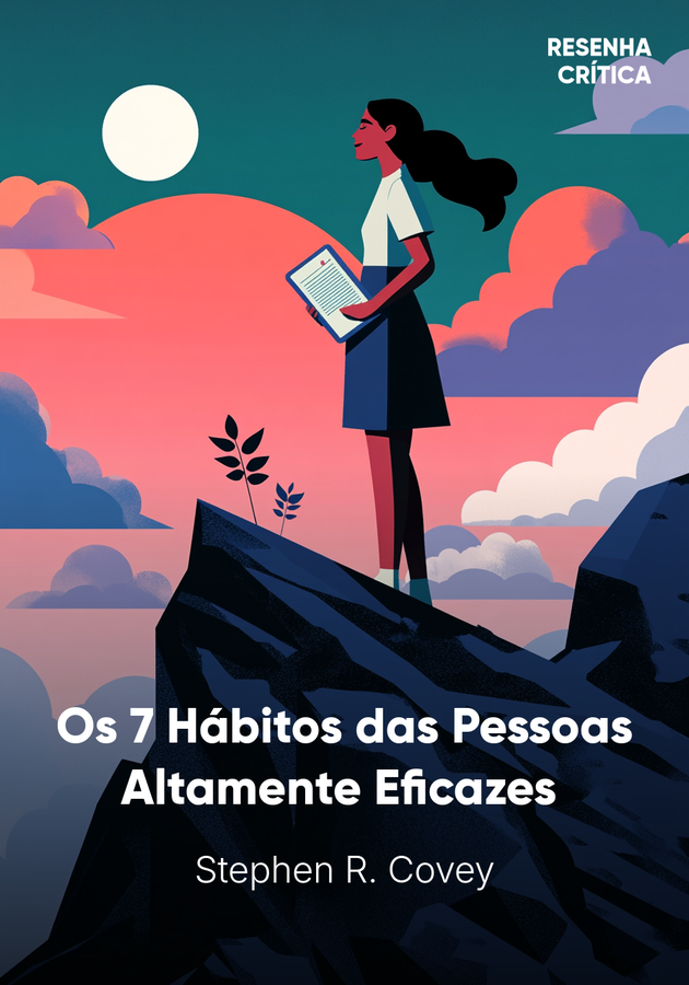 Capa do livro Os 7 Hábitos das Pessoas Altamente Eficazes , de Stephen R. Covey — resumo e resenha crítica no 12min