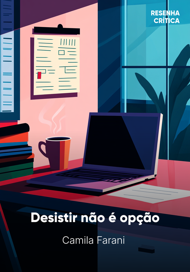 Capa do livro Desistir não é opção, de Camila Farani  — resumo e resenha crítica no 12min