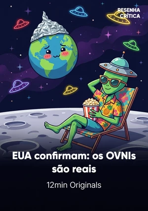 Capa do livro EUA confirmam: os OVNIs são reais, de 12min Originals — resumo e resenha crítica no 12min