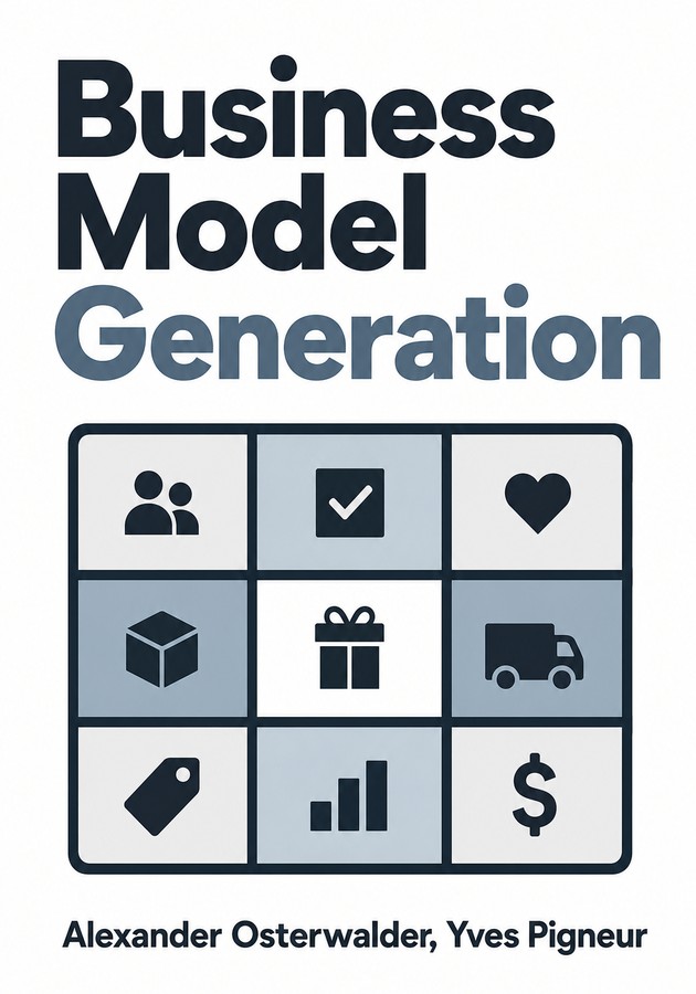Capa do livro Business Model Generation, de Alexander Osterwalder — resumo e resenha crítica no 12min