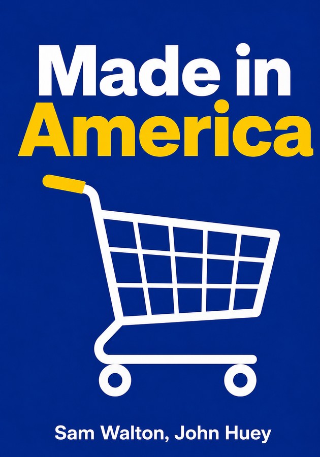 Capa do livro Made in America, de Sam Walton & John Huey  — resumo e resenha crítica no 12min