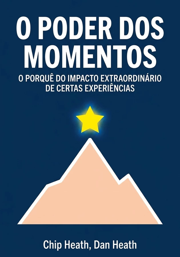 Capa do livro O poder dos momentos, de Chip Heath — resumo e resenha crítica no 12min