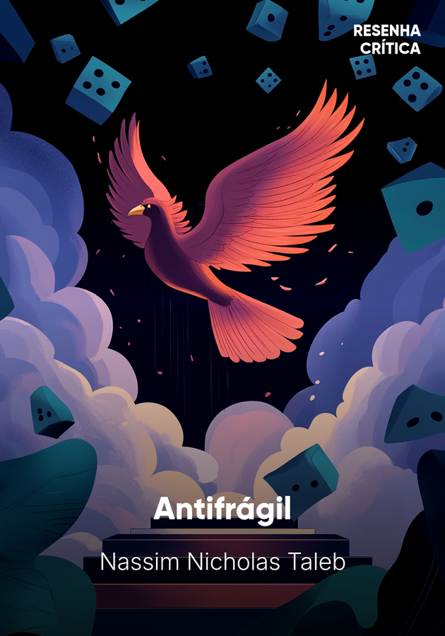 Capa do livro Antifrágil, de Nassim Nicholas Taleb — resumo e resenha crítica no 12min
