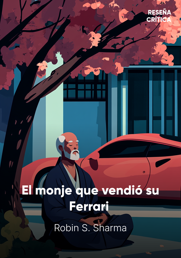 Portada del libro El monje que vendió su Ferrari , de Robin S. Sharma — resumen crítico y reseña en 12min
