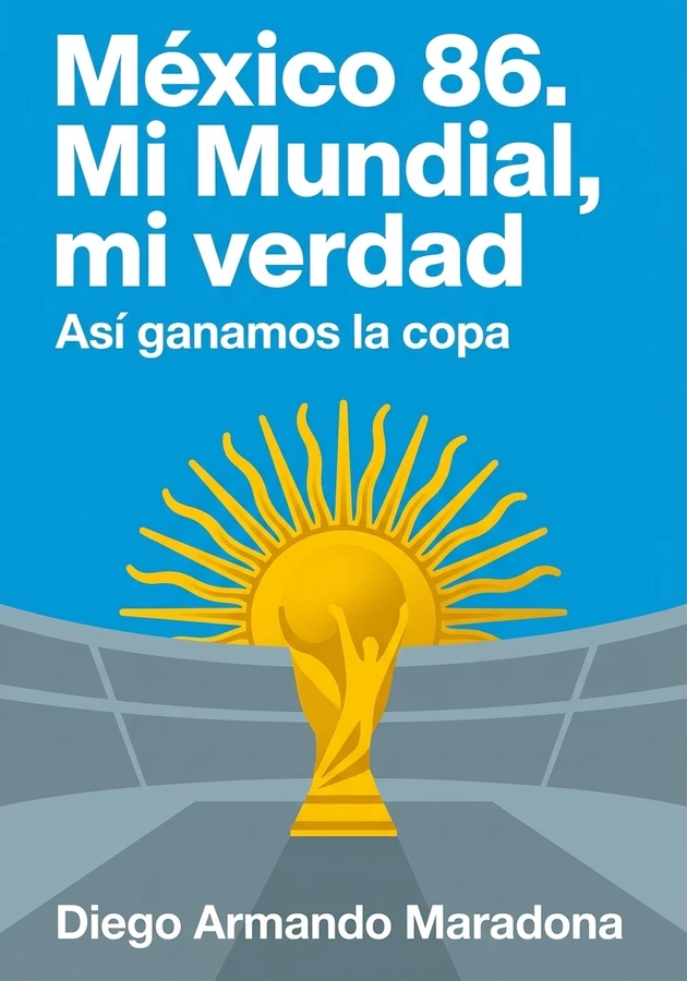 Portada del libro México 86. Mi Mundial, mi verdad, de Diego Armando Maradona — resumen crítico y reseña en 12min
