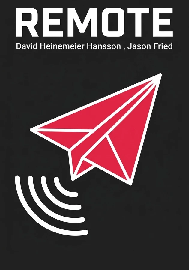 Capa do livro Remote, de David Heinemeier Hansson  — resumo e resenha crítica no 12min