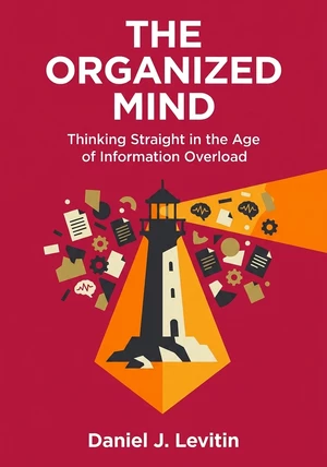Book cover of The Organized Mind by Daniel J. Levitin — critical summary review on 12min