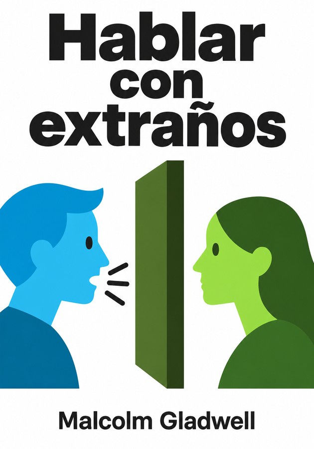 Portada del libro Hablar con extraños, de Malcolm Gladwell — resumen crítico y reseña en 12min